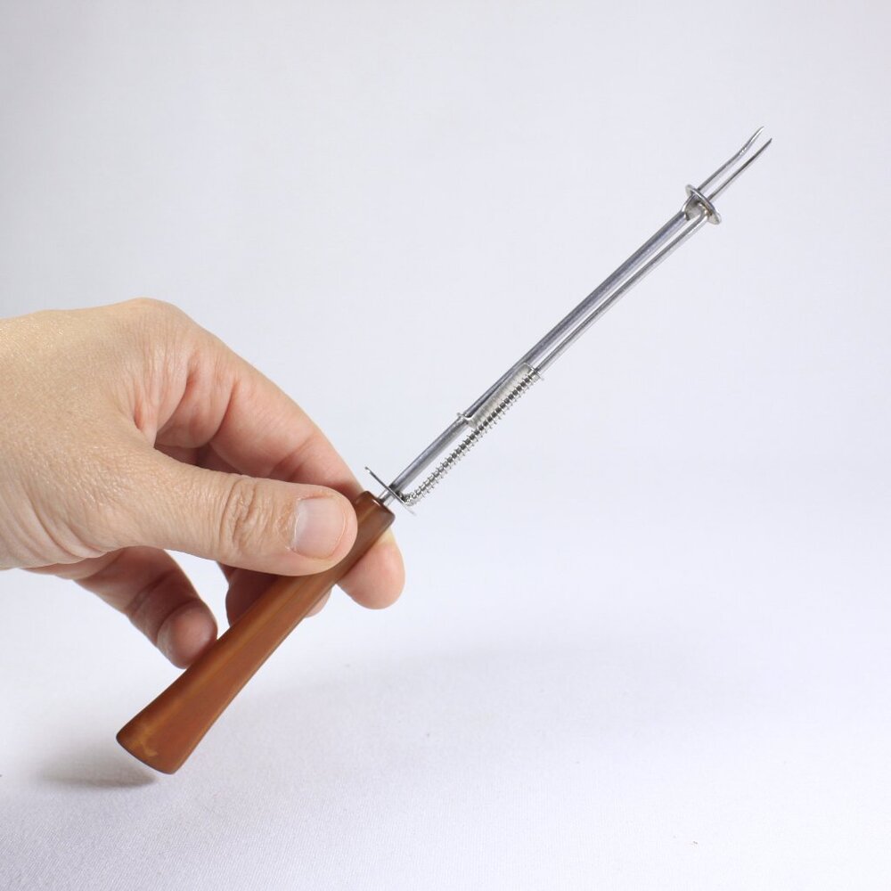 Vintage pickle fork, ghurkin serving fork
